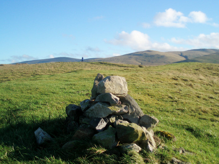 Green How on Aughertree Fell's cairn Green How on Aughertree Fell's cairn